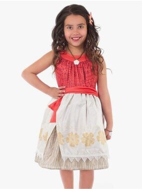 Moana Hawaiian Island Girl Costume Dress